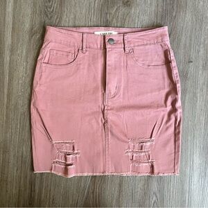 Pink Jean Skirt 💕
